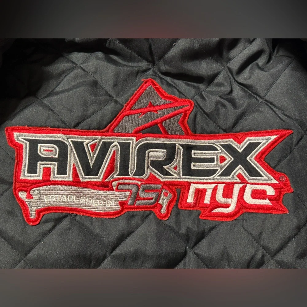 Children’s‎ Avirex Vintage REVERSIBLE Varsity Bomber Jacket Snap Closure Size 4